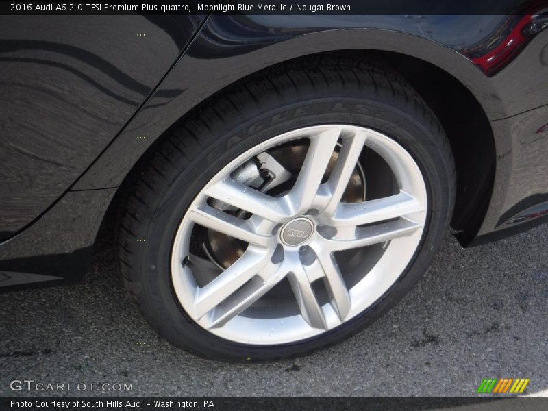 Moonlight Blue Metallic / Nougat Brown 2016 Audi A6 2.0 TFSI Premium Plus quattro