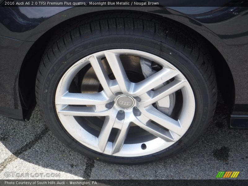 Moonlight Blue Metallic / Nougat Brown 2016 Audi A6 2.0 TFSI Premium Plus quattro