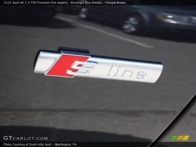 Moonlight Blue Metallic / Nougat Brown 2016 Audi A6 2.0 TFSI Premium Plus quattro