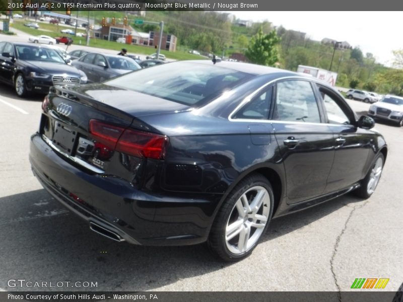 Moonlight Blue Metallic / Nougat Brown 2016 Audi A6 2.0 TFSI Premium Plus quattro