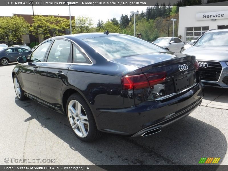 Moonlight Blue Metallic / Nougat Brown 2016 Audi A6 2.0 TFSI Premium Plus quattro
