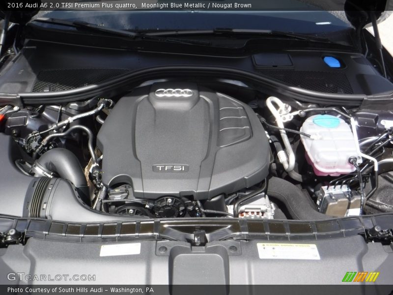 Moonlight Blue Metallic / Nougat Brown 2016 Audi A6 2.0 TFSI Premium Plus quattro