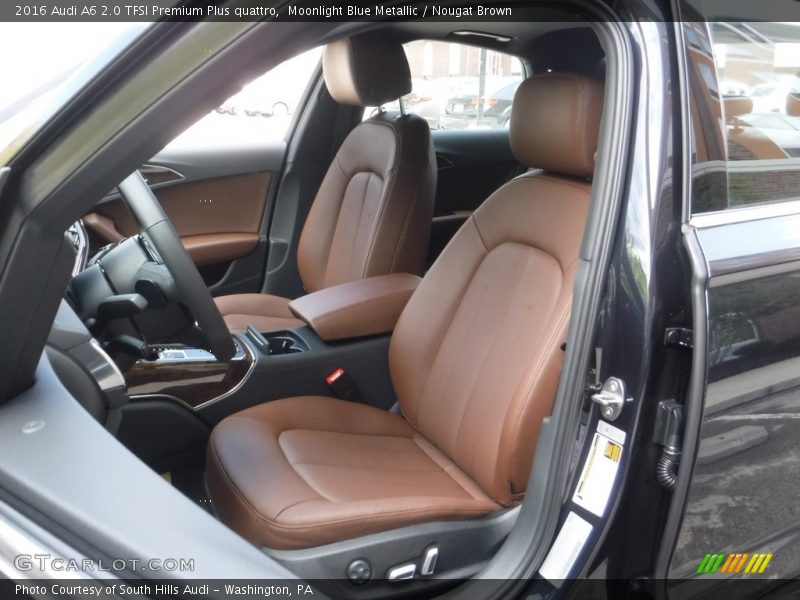 Moonlight Blue Metallic / Nougat Brown 2016 Audi A6 2.0 TFSI Premium Plus quattro