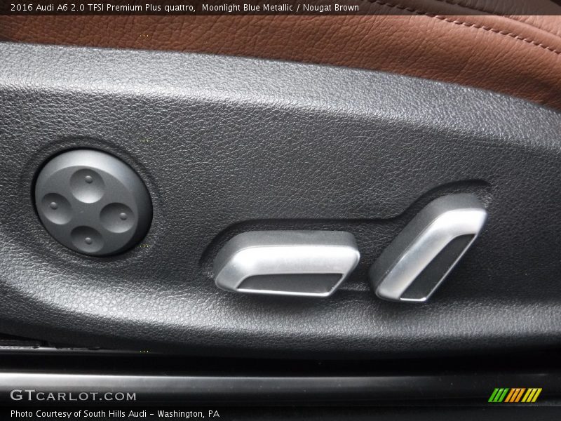 Moonlight Blue Metallic / Nougat Brown 2016 Audi A6 2.0 TFSI Premium Plus quattro