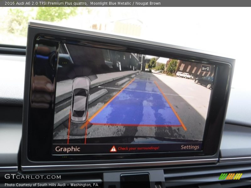 Moonlight Blue Metallic / Nougat Brown 2016 Audi A6 2.0 TFSI Premium Plus quattro