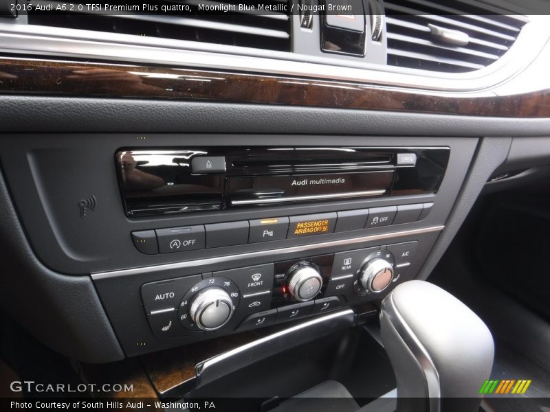 Moonlight Blue Metallic / Nougat Brown 2016 Audi A6 2.0 TFSI Premium Plus quattro