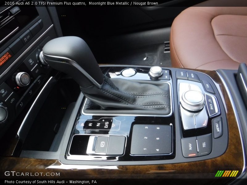 Moonlight Blue Metallic / Nougat Brown 2016 Audi A6 2.0 TFSI Premium Plus quattro