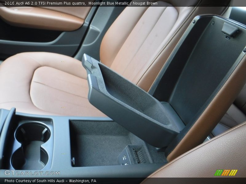 Moonlight Blue Metallic / Nougat Brown 2016 Audi A6 2.0 TFSI Premium Plus quattro