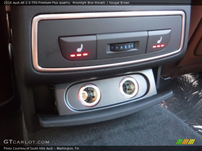 Moonlight Blue Metallic / Nougat Brown 2016 Audi A6 2.0 TFSI Premium Plus quattro