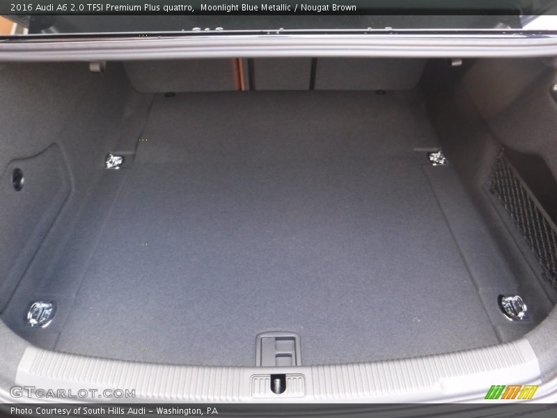 Moonlight Blue Metallic / Nougat Brown 2016 Audi A6 2.0 TFSI Premium Plus quattro