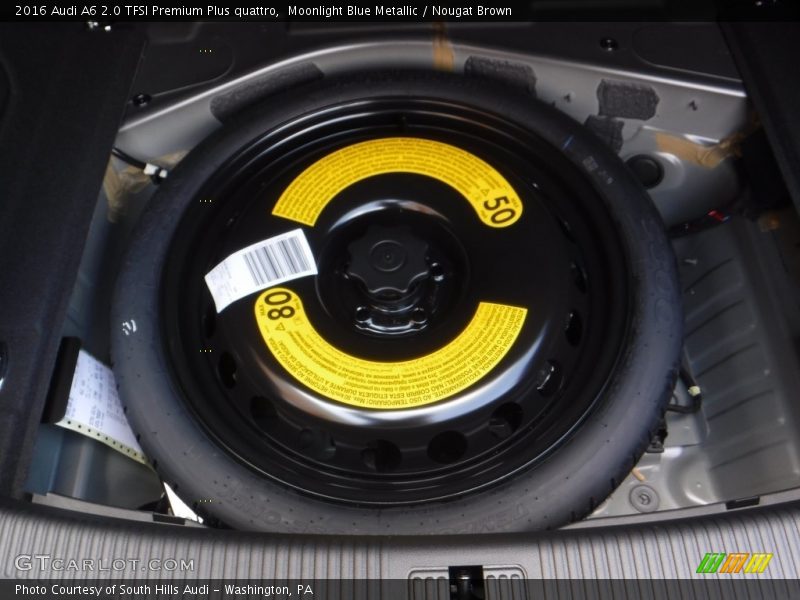 Moonlight Blue Metallic / Nougat Brown 2016 Audi A6 2.0 TFSI Premium Plus quattro