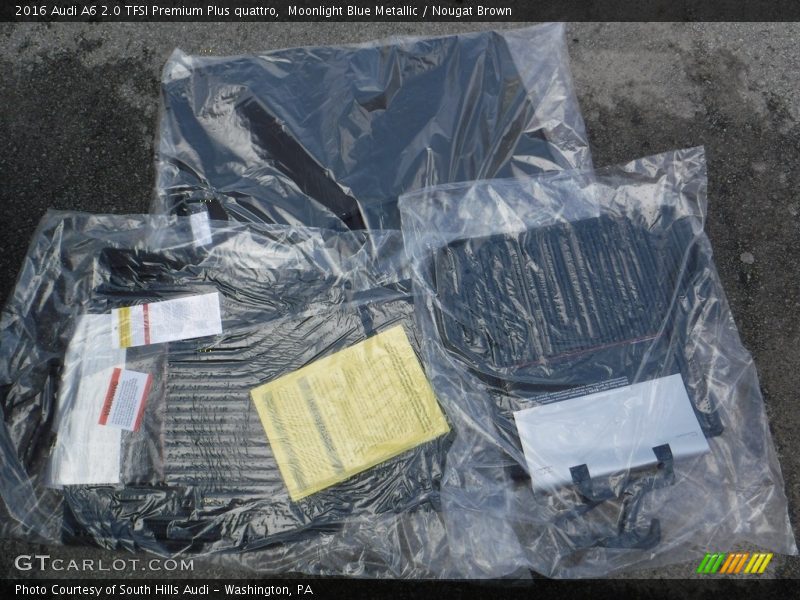 Moonlight Blue Metallic / Nougat Brown 2016 Audi A6 2.0 TFSI Premium Plus quattro