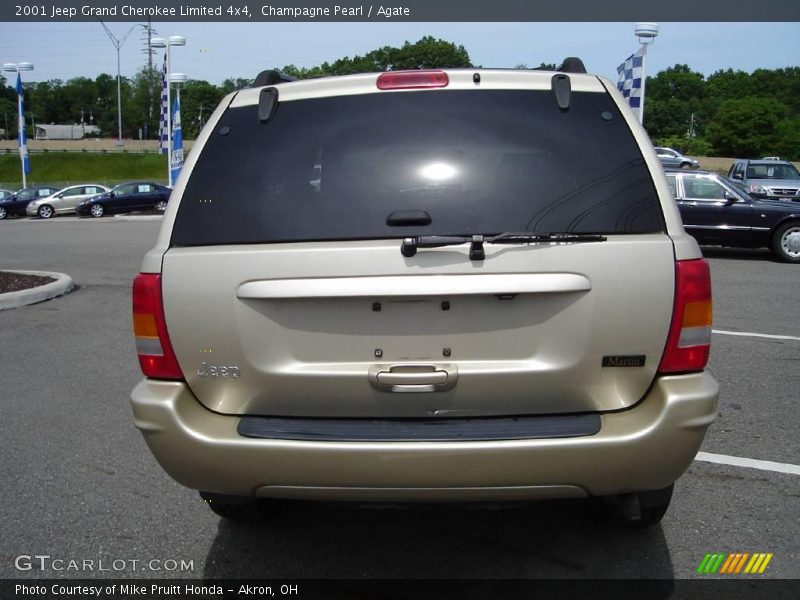 Champagne Pearl / Agate 2001 Jeep Grand Cherokee Limited 4x4