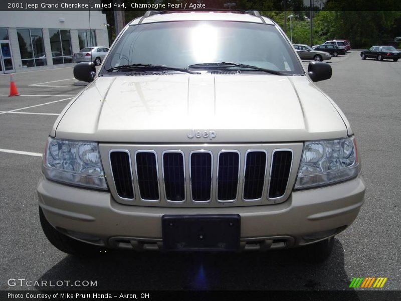 Champagne Pearl / Agate 2001 Jeep Grand Cherokee Limited 4x4