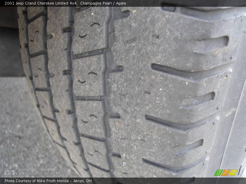 Champagne Pearl / Agate 2001 Jeep Grand Cherokee Limited 4x4