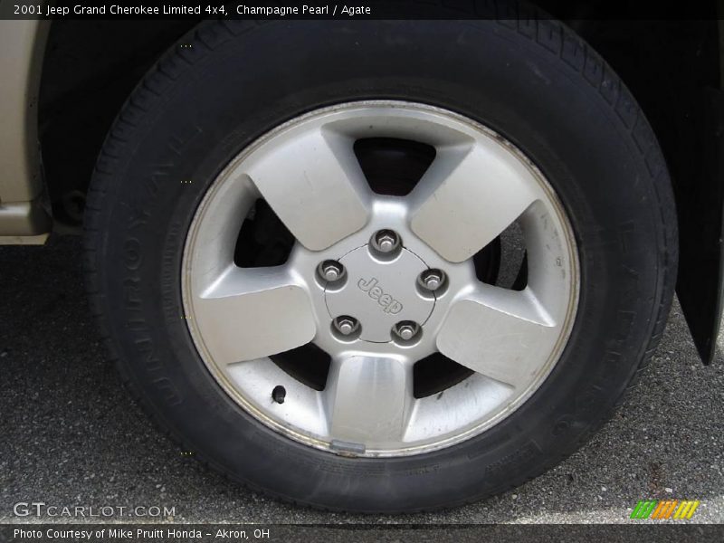 Champagne Pearl / Agate 2001 Jeep Grand Cherokee Limited 4x4