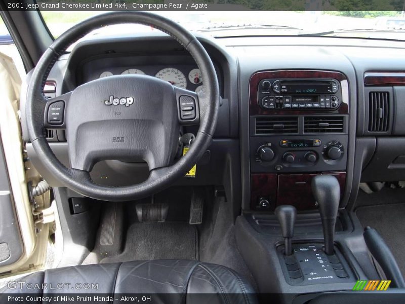 Champagne Pearl / Agate 2001 Jeep Grand Cherokee Limited 4x4