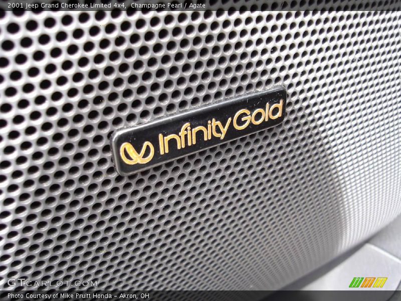 Champagne Pearl / Agate 2001 Jeep Grand Cherokee Limited 4x4