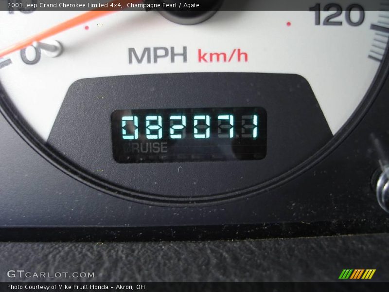 Champagne Pearl / Agate 2001 Jeep Grand Cherokee Limited 4x4