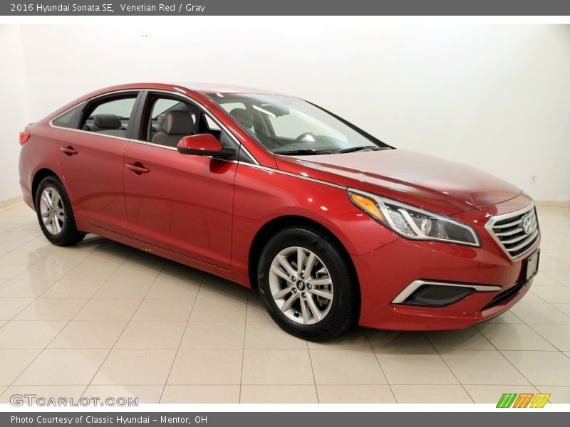 Venetian Red / Gray 2016 Hyundai Sonata SE