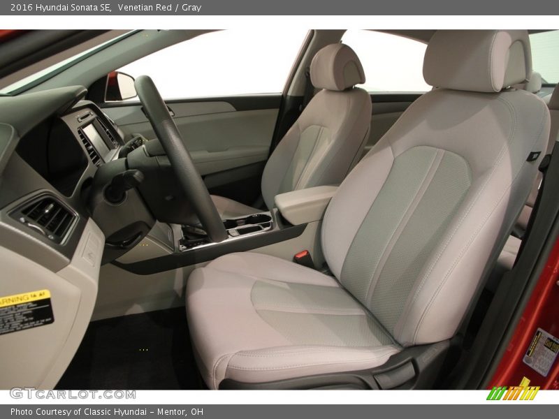 Venetian Red / Gray 2016 Hyundai Sonata SE