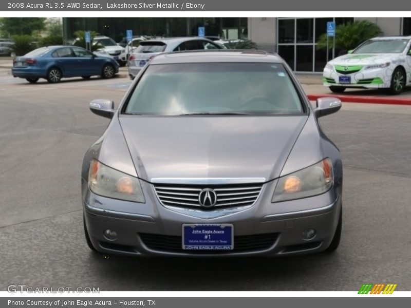 Lakeshore Silver Metallic / Ebony 2008 Acura RL 3.5 AWD Sedan