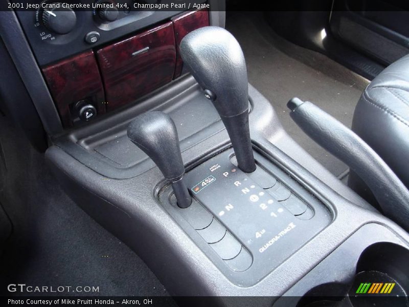 Champagne Pearl / Agate 2001 Jeep Grand Cherokee Limited 4x4