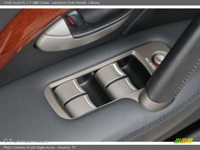 Lakeshore Silver Metallic / Ebony 2008 Acura RL 3.5 AWD Sedan
