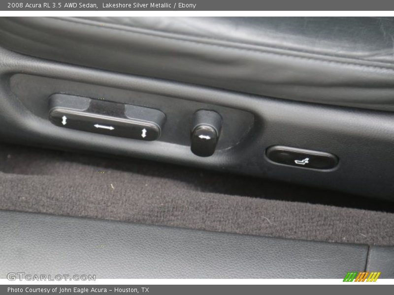 Lakeshore Silver Metallic / Ebony 2008 Acura RL 3.5 AWD Sedan