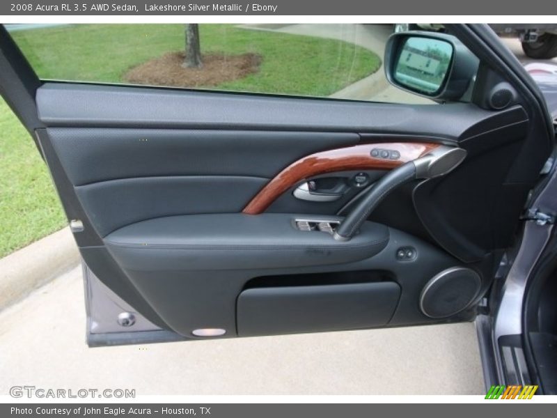 Lakeshore Silver Metallic / Ebony 2008 Acura RL 3.5 AWD Sedan
