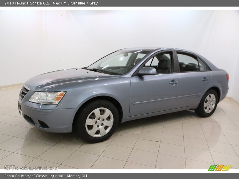 Medium Silver Blue / Gray 2010 Hyundai Sonata GLS