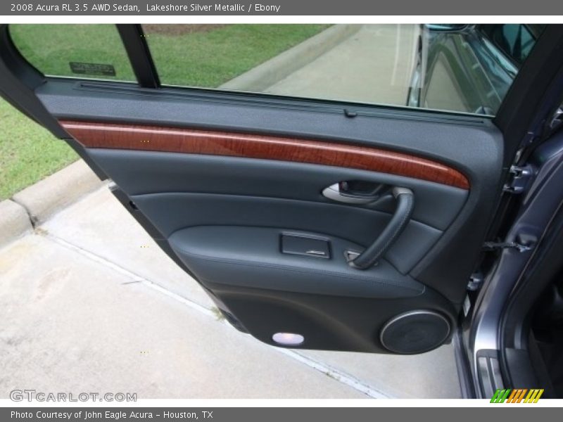 Lakeshore Silver Metallic / Ebony 2008 Acura RL 3.5 AWD Sedan