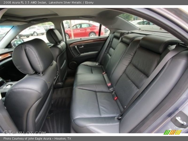 Lakeshore Silver Metallic / Ebony 2008 Acura RL 3.5 AWD Sedan