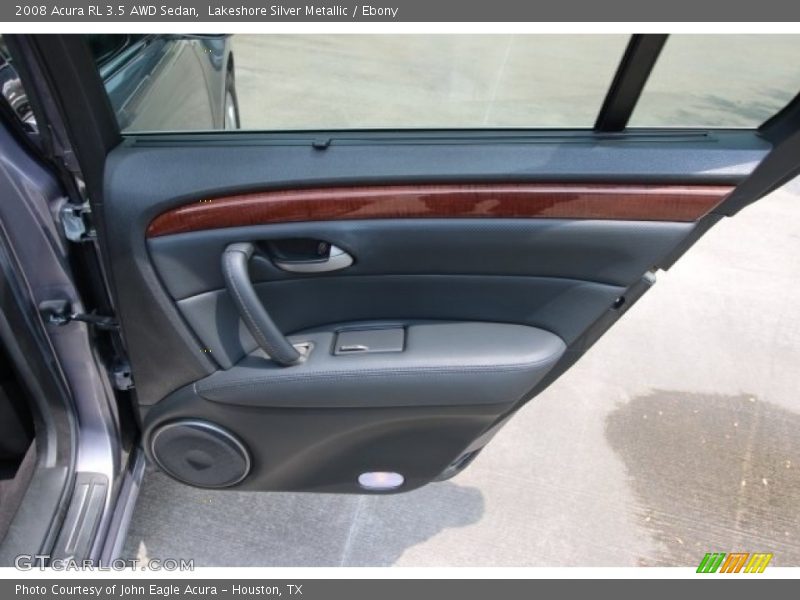Lakeshore Silver Metallic / Ebony 2008 Acura RL 3.5 AWD Sedan