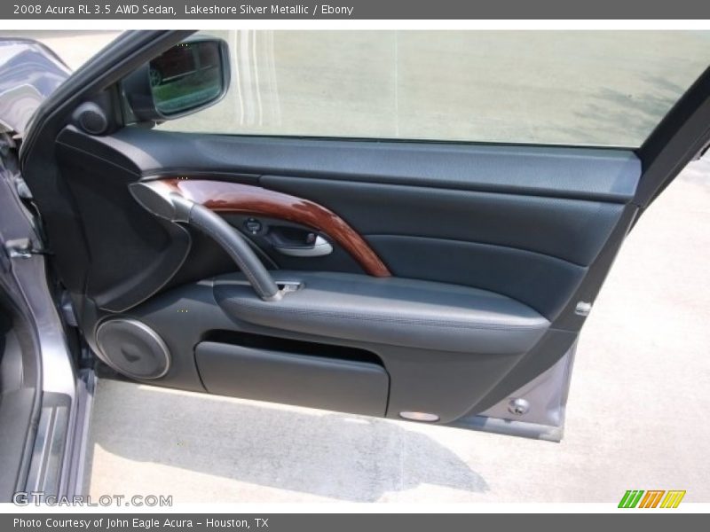 Lakeshore Silver Metallic / Ebony 2008 Acura RL 3.5 AWD Sedan
