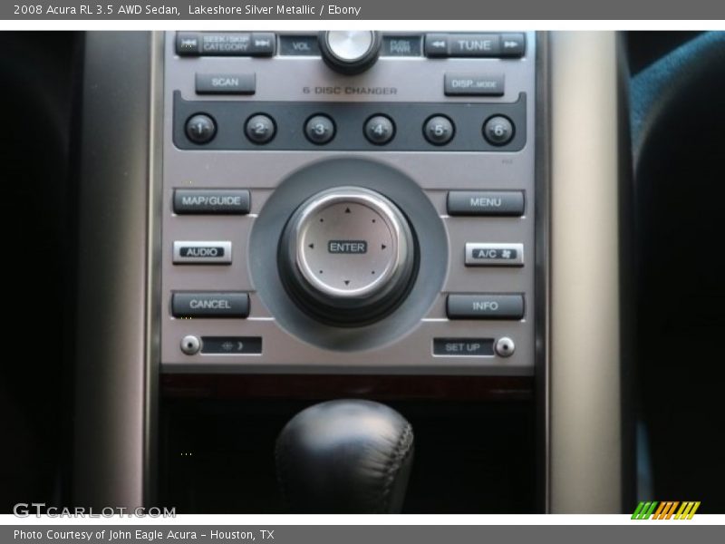 Lakeshore Silver Metallic / Ebony 2008 Acura RL 3.5 AWD Sedan