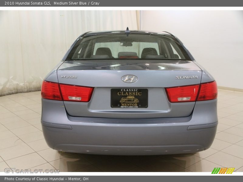 Medium Silver Blue / Gray 2010 Hyundai Sonata GLS