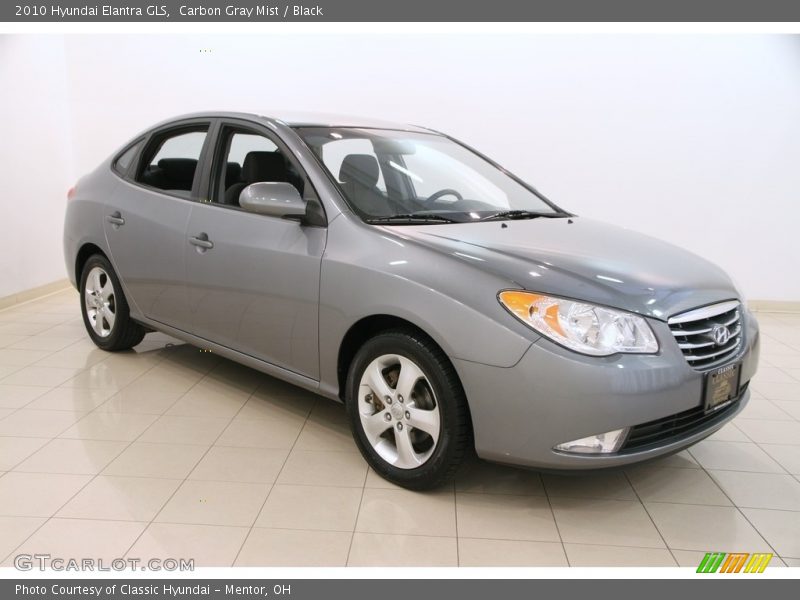 Carbon Gray Mist / Black 2010 Hyundai Elantra GLS