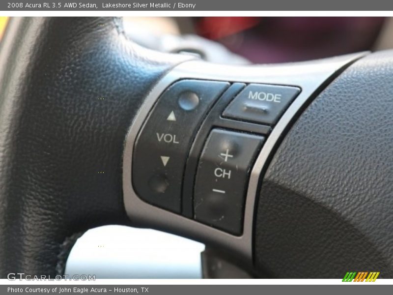 Lakeshore Silver Metallic / Ebony 2008 Acura RL 3.5 AWD Sedan