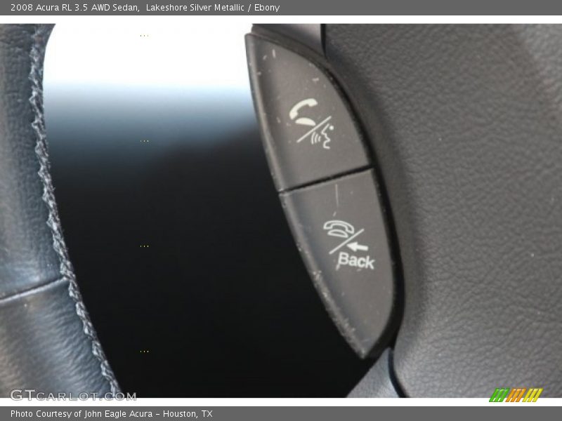 Lakeshore Silver Metallic / Ebony 2008 Acura RL 3.5 AWD Sedan