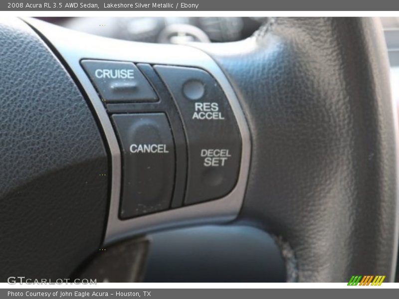 Lakeshore Silver Metallic / Ebony 2008 Acura RL 3.5 AWD Sedan