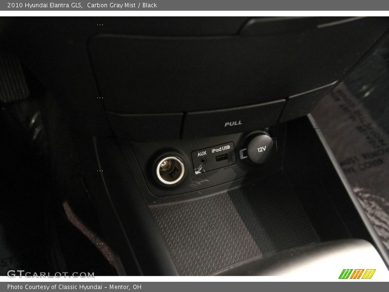 Carbon Gray Mist / Black 2010 Hyundai Elantra GLS