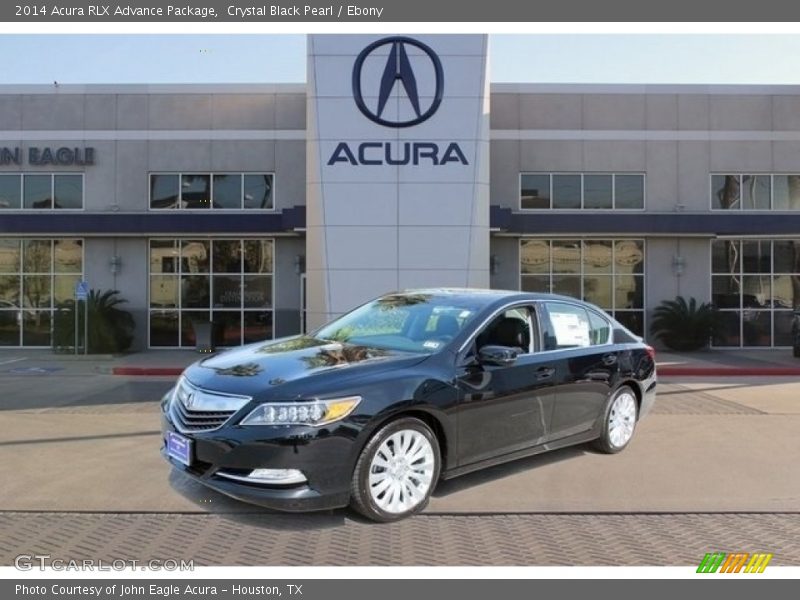Crystal Black Pearl / Ebony 2014 Acura RLX Advance Package