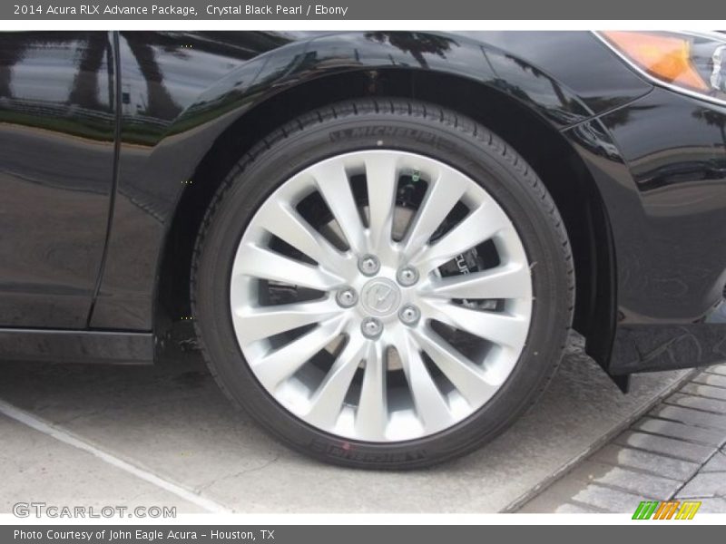 Crystal Black Pearl / Ebony 2014 Acura RLX Advance Package