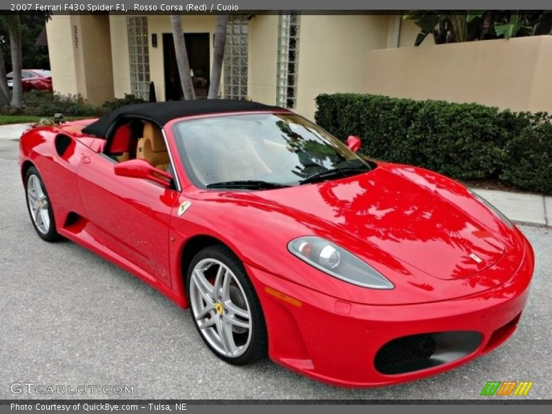 Rosso Corsa (Red) / Cuoio 2007 Ferrari F430 Spider F1