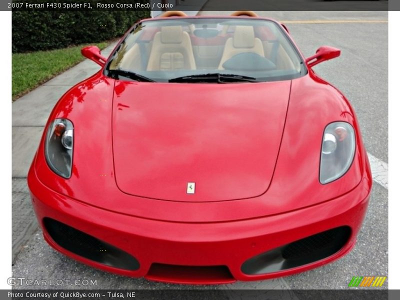Rosso Corsa (Red) / Cuoio 2007 Ferrari F430 Spider F1