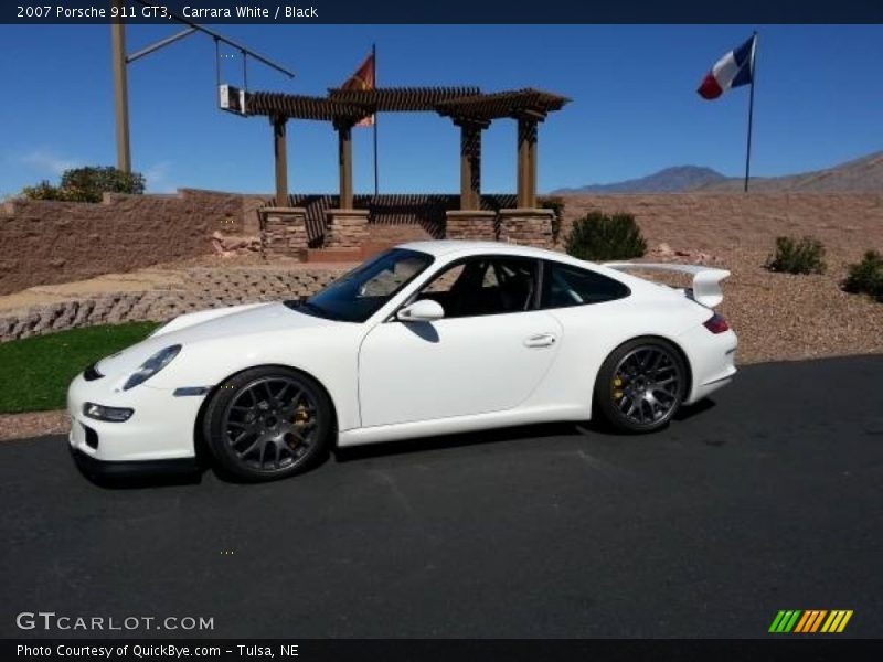 Carrara White / Black 2007 Porsche 911 GT3