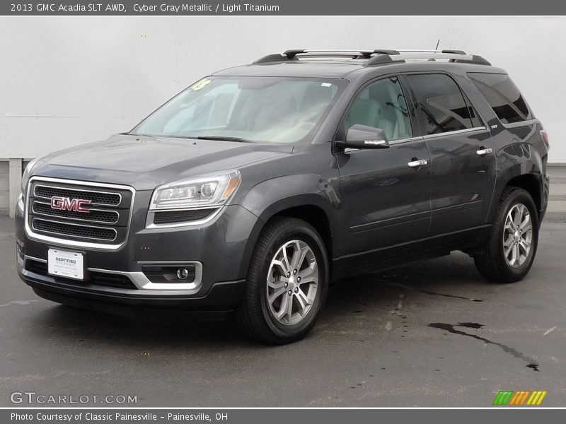 Cyber Gray Metallic / Light Titanium 2013 GMC Acadia SLT AWD