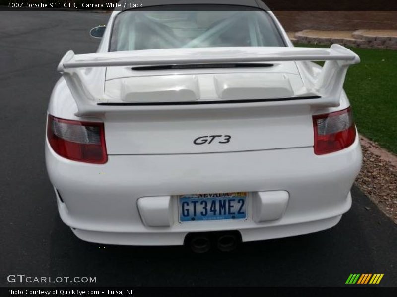 Carrara White / Black 2007 Porsche 911 GT3
