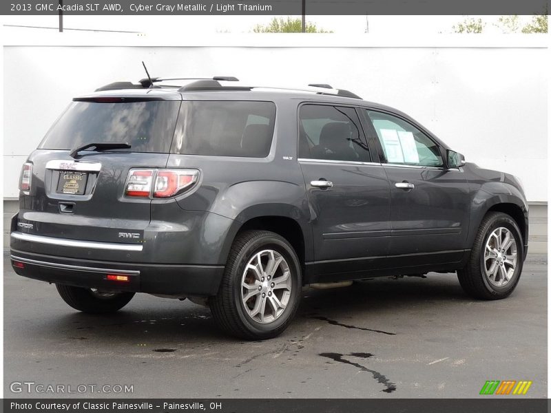 Cyber Gray Metallic / Light Titanium 2013 GMC Acadia SLT AWD